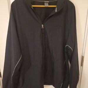 Champion Black and Gray Windbreaker Jacket